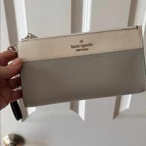 NEW, never used Kate Spade Madison Double Wristlet, Medium Size